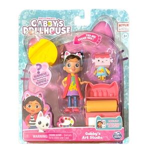 Gabby’s Dollhouse Art Studio Figures Toys Girls Dream Works Netflix New